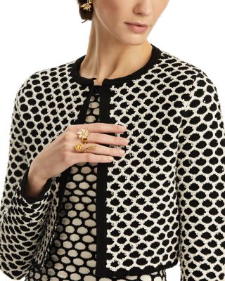 Honey Comb Sequin Knit Jacket