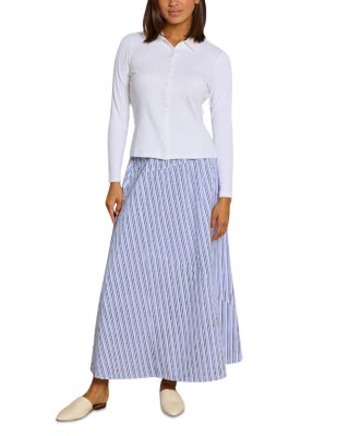 Poplin A Line Skirt