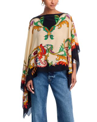 Etro - Silk Poncho Top