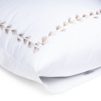 Foglia Embroidered Sateen Bedding Collection