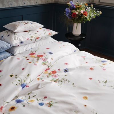 Christian Fischbacher - Fleurs Volante Sateen Duvet Cover, King