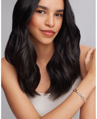 18K Yellow & Sterling Silver Signature Caviar Large Link Toggle Bracelet