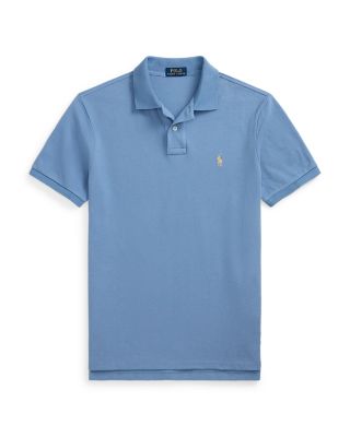 Custom Slim Fit Mesh Polo Shirt