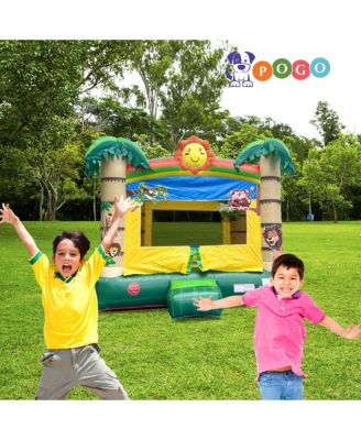  Premium Inflatable Bounce House (Without Blower) - 13 x 12 x 14.5 Foot - Deluxe Castle Big Crossover Inflatable Bouncy House Jumper Unit for Kids