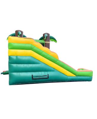  Inflatable and Double Slide Combo Unit Without Blower - Crossover Combo Bouncer, Kids Outdoor Toys, Jumpers for Kids