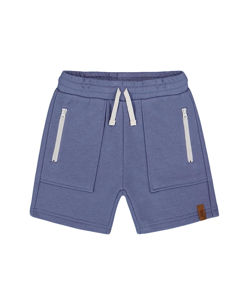 Deux par Deux Boys' French Terry Zip Pocket Shorts - Little Kid, Big Kid