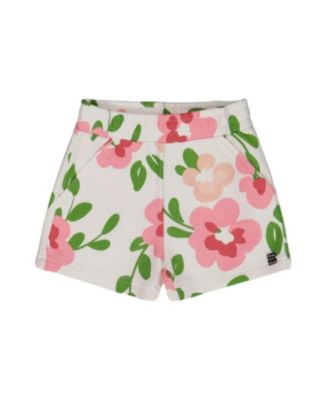 Deux par Deux - Girls' Printed French Terry Short - Big Kid