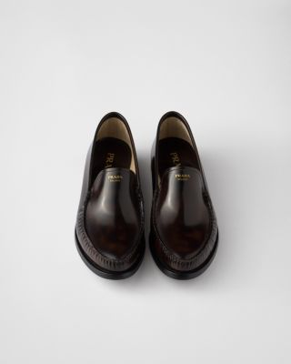  Women's Brushed Leather Loafers