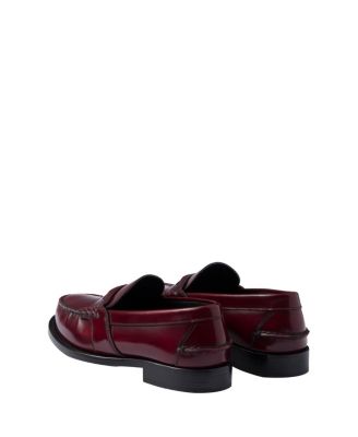 Women's Brushed Leather Loafers