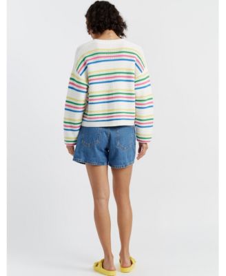 Women's Cotton Peanuts Vacation Cardigan