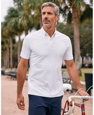 Halyard Short Sleeve Polo White