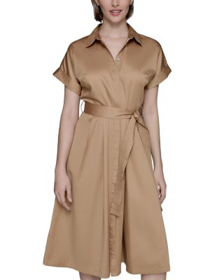 KARL LAGERFELD PARIS - Belted Shirtdress
