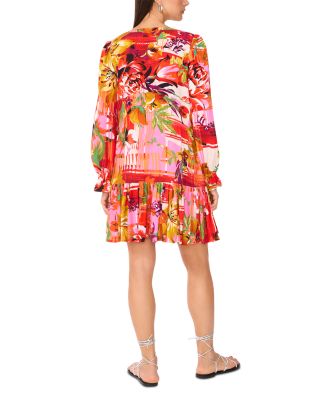 Floral Print Mini Dress