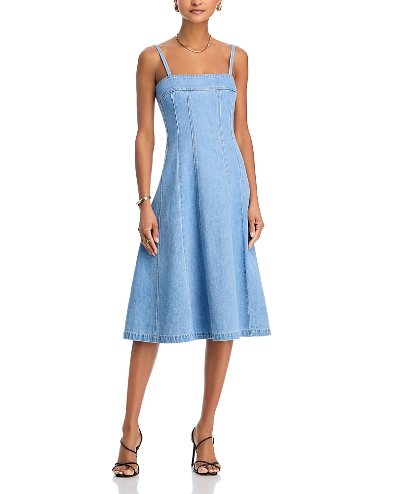 Shop L Agence L'agence Mitzy Seam Midi Tank Dress
