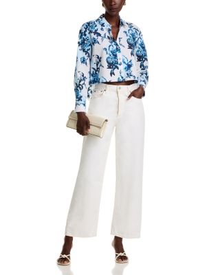 Cosette Crop High Low Shirt