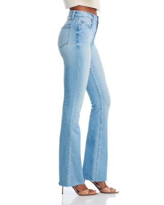 Ruth Mid Rise Straight Jeans in Barker