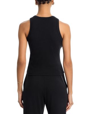 Nando High Neck Cotton Tank Top