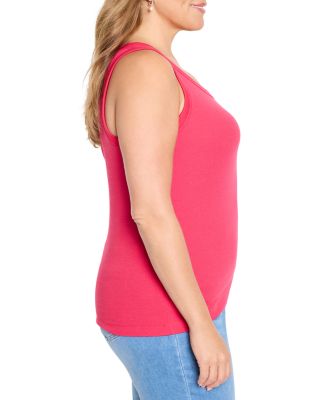 Plus Perfect Knit Rib Scoop Neck Tank