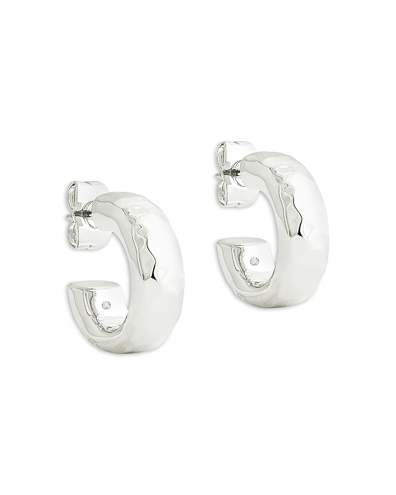 Anabel Aram Farrier 18k Yellow Gold Plated Huggie Hoops, 0.7 Diameter