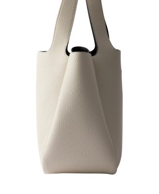 Small Leather Tote Bag