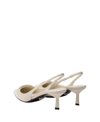  Women's Patent Leather Slingback Pumps