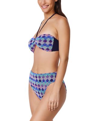 Retro Riviera High Waist Bikini Bottom