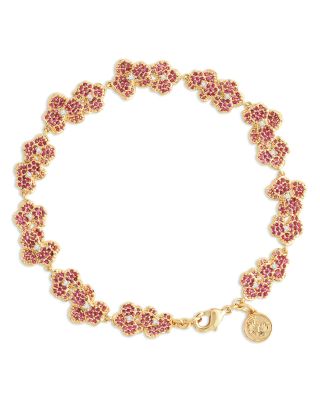 Anabel Aram - Pav&eacute; Orchid Tennis Bracelet