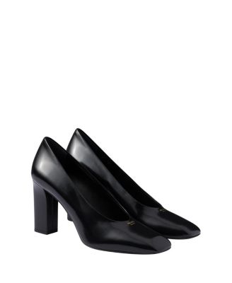 Prada - Women's Brushed Leather Pumps