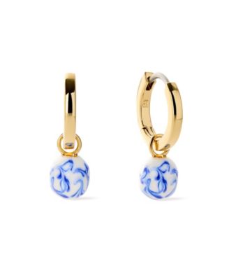 Ana Luisa - Lainey Marble Gold Drop Earrings