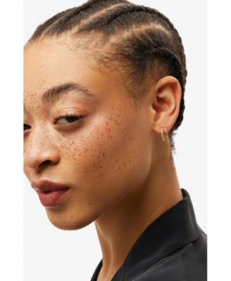 Harley Pave Double Hoop Earrings