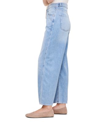 Taylor Aura Relaxed Barrel Ultra High Rise Drawstring Jeans in Beachwave