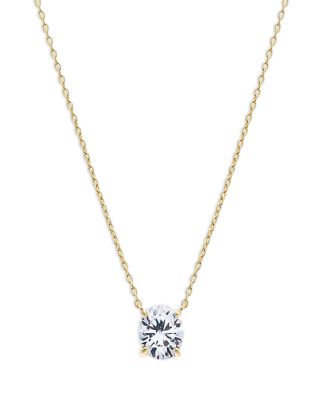 Eden Juliette Cubic Zirconia Pendant Necklace, 16"-19"