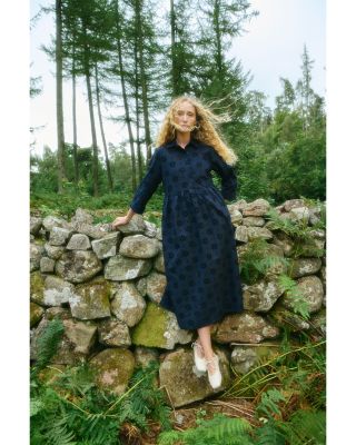 Melissa Eyelet Midi Dress