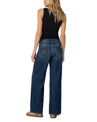 The Lou Lou Low Rise Wide Leg Jeans in Home Girl