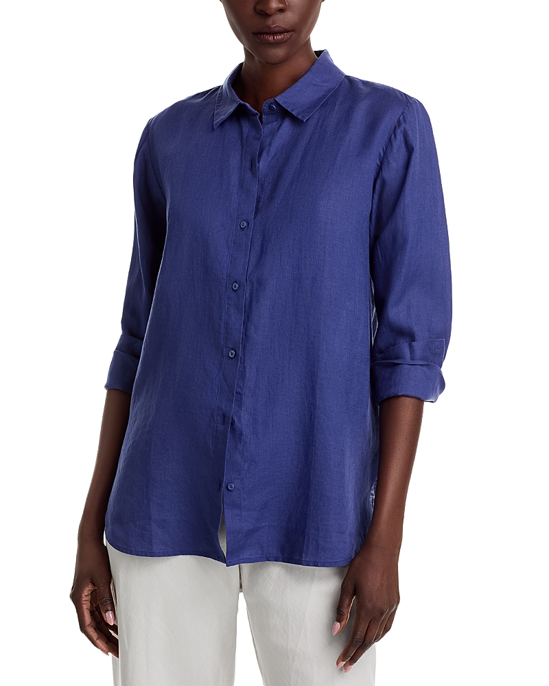 Eileen Fisher Classic Collar Long Shirt
