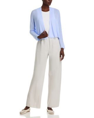 Linen Cotton Ribbed Cardigan