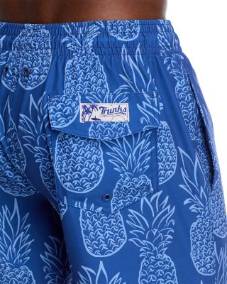 Sano Pineapple Print  6.5" Swim Trunks