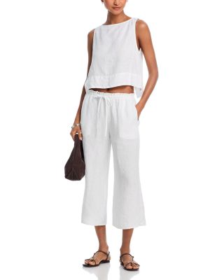 Cropped Wide Leg Pants