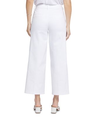 Mona High Rise Wide Leg Trouser Ankle Jeans in Boardwalk
