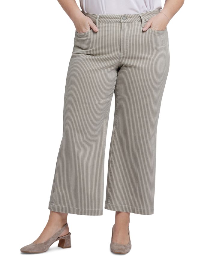 Teresa Wide Leg Ankle Jeans Optic White