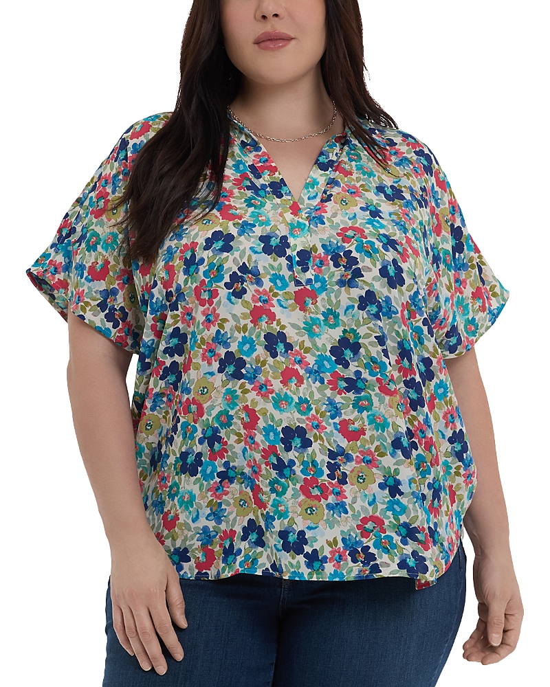 NYDJ PLUS SIZE BECKY BLOUSE