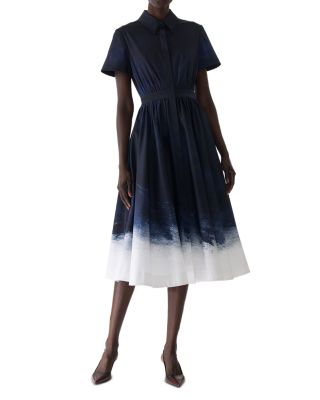 Brushed Canvas Printed Dress