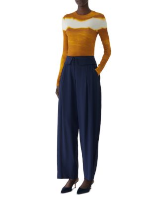 Painted Stripe Long Sleeve Jersey Top