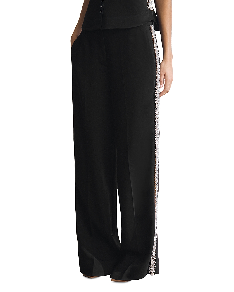 Reiss Atelier Marcella Embellished Track Pants
