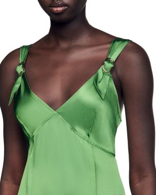 Cecile Fluid Satin Effect Dress  