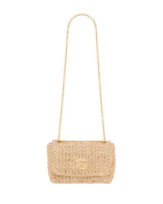 Le Fanny Raffia Crossbody Bag