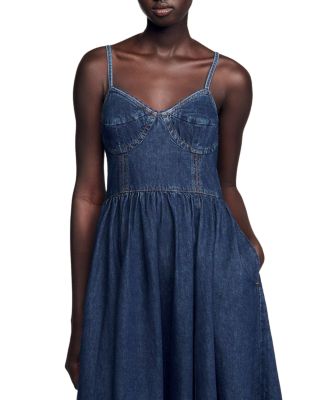charo ruiz black mini dress SANDRO main image 1