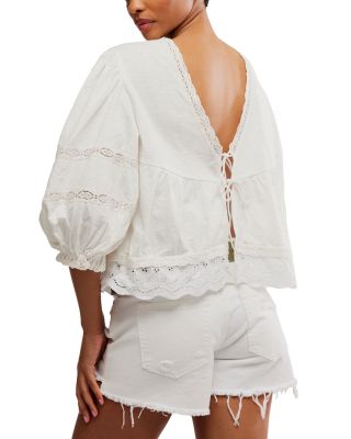 Bowie Embroidered Reversible Top