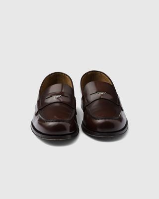Men's Brushed Leather Loafers