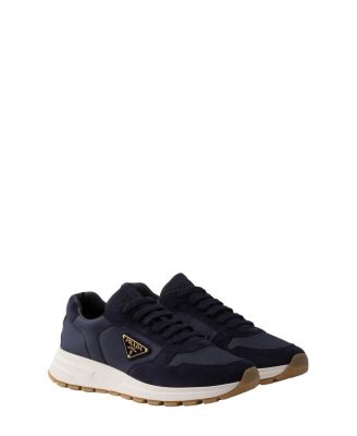 Prada - Men's Prax 01 Re-Nylon and Suede Sneakers
